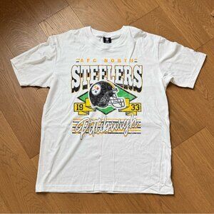 New Era NFL Pittsburgh Steelers Graphic T-Shirt - White - NWOT - Men’s Size L